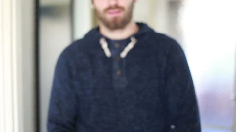 View of man hands holding pears Stock Footage 59541761