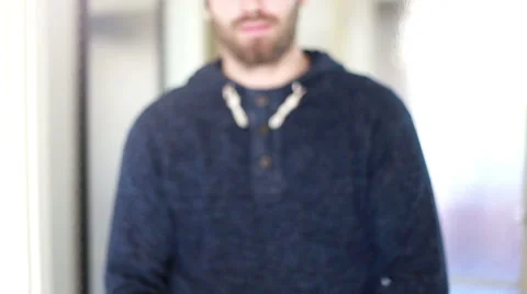 View of man hands holding pears Stock Footage 59541763