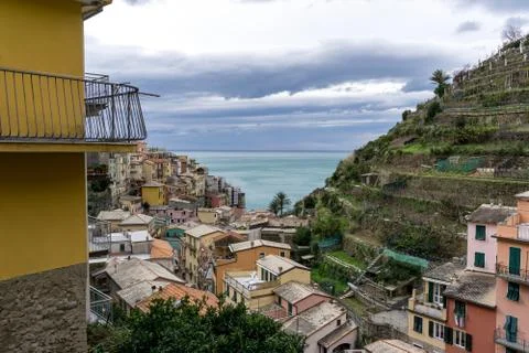 View of Manarola Stock Photos