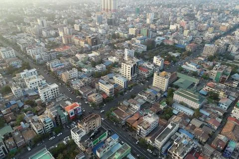 View of Mandalay Stock Photos