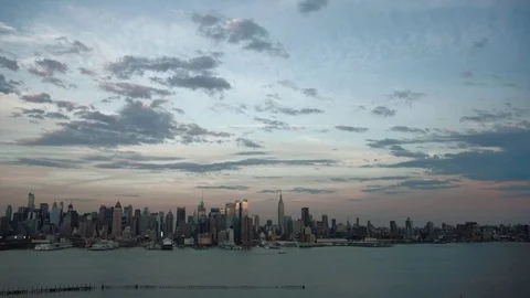 View of Manhattan Stock Footage 73645813