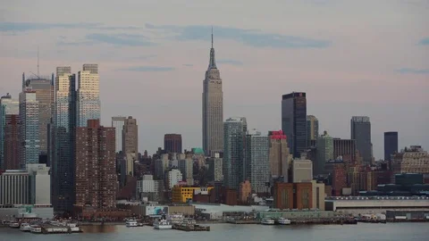 View of Manhattan Stock Footage 73645814
