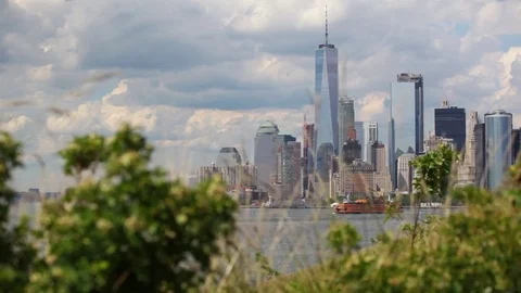 View Manhattan From The Hills Stock-Footage 77392926