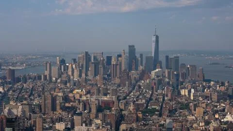 View of Manhattan, New York City, USA Stock Photos