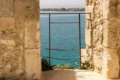View Maniace Castle Foto stock