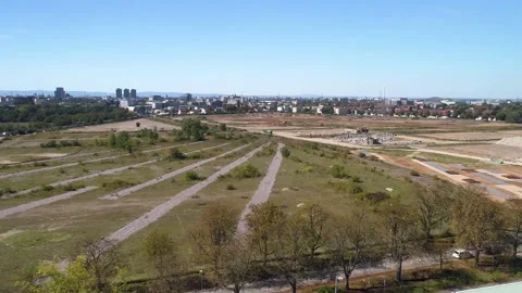 View of Mannheim landscapes and fields  Vídeos de archivo 144820967