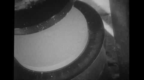 View of manufacturing process in manufacturing plant Stock Footage 37593842