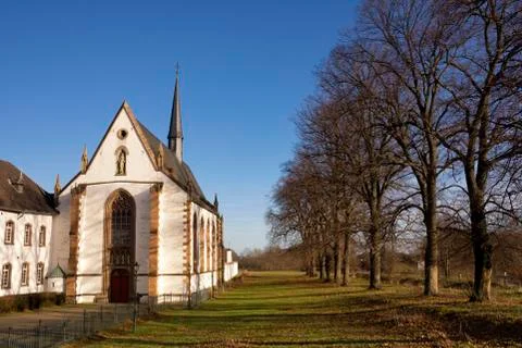View at Mariawald Abbey Stock Photos
