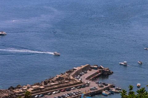 View of a marina Stock-Fotos