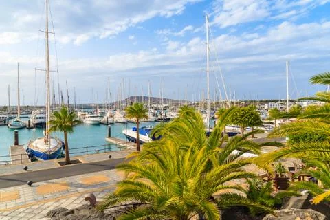 View of marina Rubicon Stock Photos