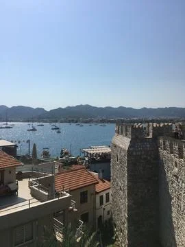 View from Marmaris Castle. Photos