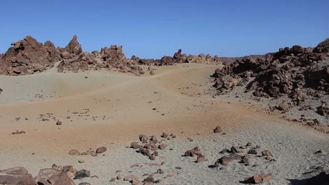 View from Mars surface. Tilt-UP hd Stock-Footage 115908802