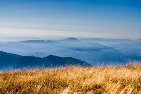 View from Marys Peak Stock Photos