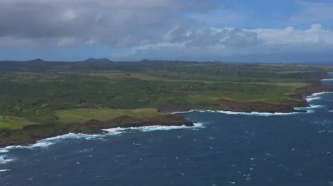 A View of the Maui Coast Stock Footage 51482990