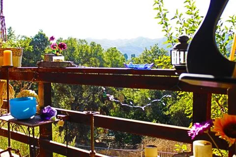 View for meditation 스톡 사진