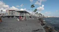 View of Mediterranean sea from Paphos embankment, Cyprus HD Footage
