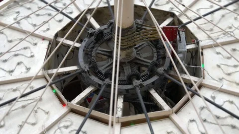 View of a Merry Go Round from above 스톡 동영상 89108997