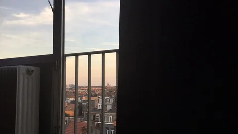 View with meteor Stock Footage 130123402