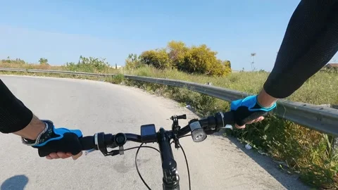 View of a mimosa tree on the side of a road in Avola city, Sicily Stock Footage 151538130