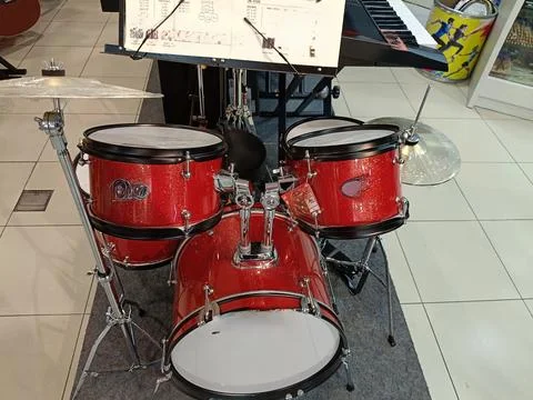 View of a mini drum Stock Photos