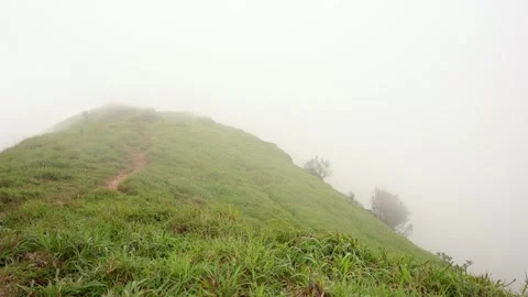 A view of misty mountains Video stock 252718168