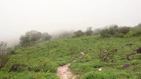 A view of misty mountains Video stock 252721329