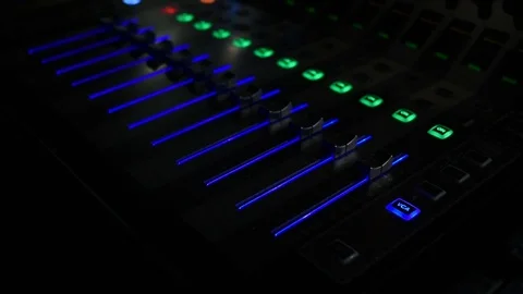 View of mixer keys Stock Footage 85317924