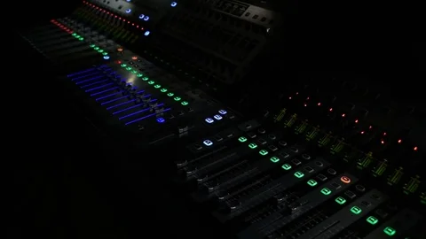 View of the mixer keys Stock Footage 85351016