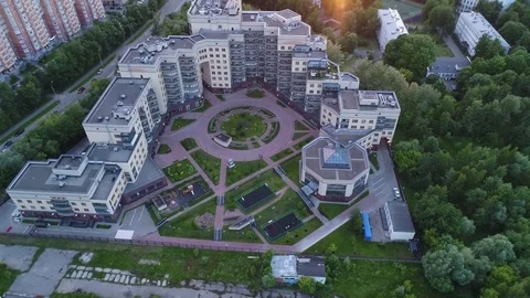 View of a modern building Stock Footage 77244815