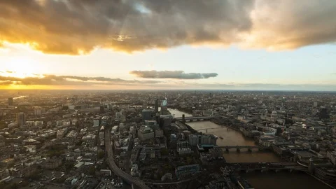 View of modern cityscape Stock Footage 94507471