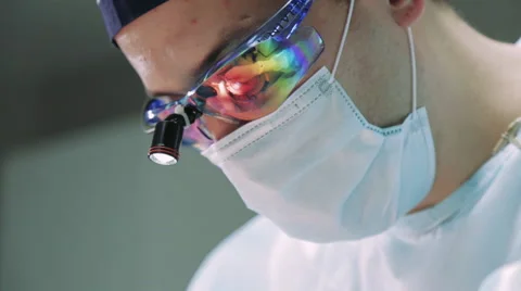 View of a modern doctor at work Stock Footage 64804563