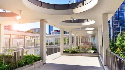 View of modern office building Stock Photos