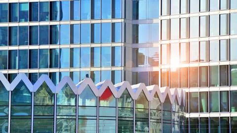 View of modern office building Stock Photos