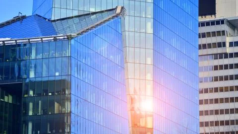 View of modern office building Stock Photos