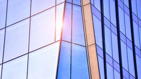 View of modern office building Stock Photos
