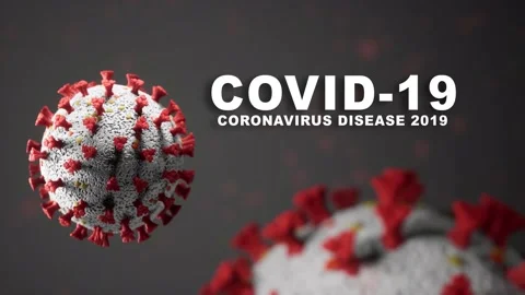 A view of a molecular covid 19 Video stock 155224004