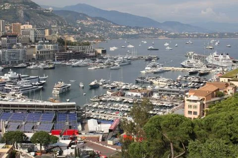 View on Monaco bay Stock Photos