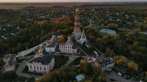 View of the monastery Stock Footage 162093841