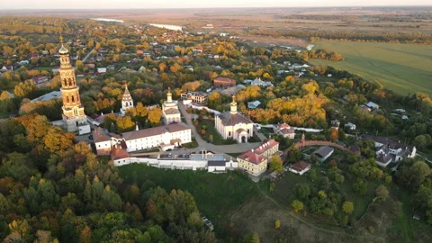 View of the monastery Stock Footage 162108009