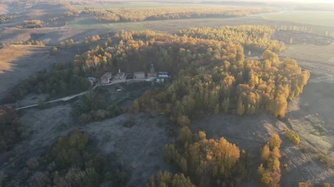 View of the monastery Stock Footage 163260788