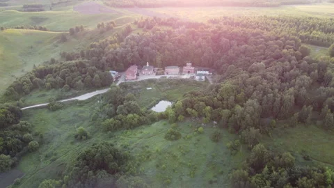 View of the monastery Stock Footage 165194883