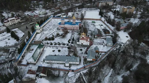 View of the monastery Stock Footage 165839512