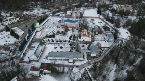 View of the monastery Stock Footage 165844294