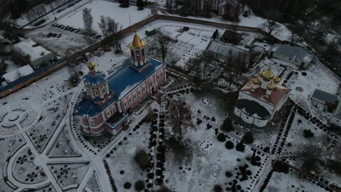 View of the monastery Stock Footage 165849897