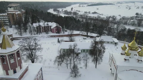 View of the monastery Stock Footage 169248622
