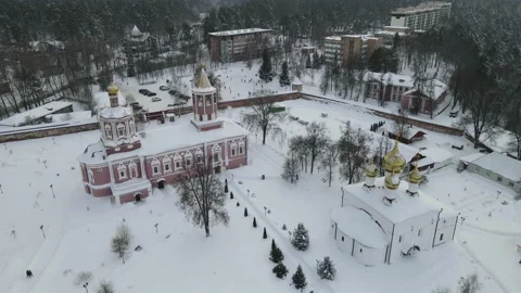 View of the monastery Stock Footage 169248850