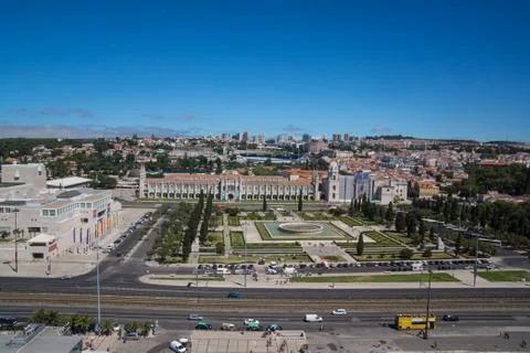 View on monastery jeronimos Stock Photos