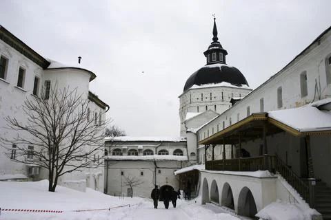 View of the Monastery of St. Sergius. Stock Photos