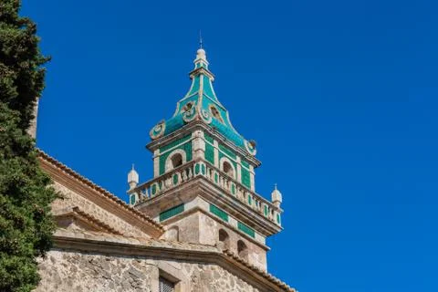 View of the Monastery of Valldemossa Stock Photos