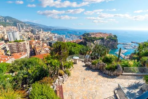 View of Monte Carlo, Monaco Stock Photos